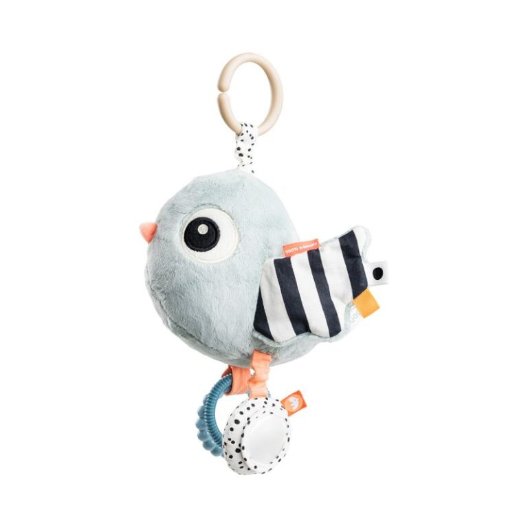 Peluche de actividades Birdee Azul