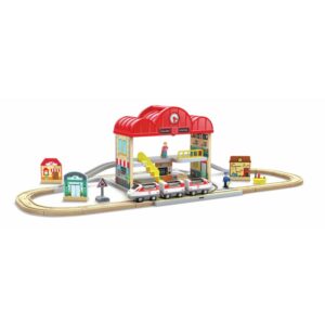 Set de Estación de Tren Portátil