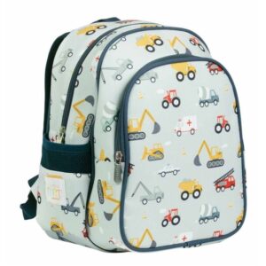 Mochila Infantil Vehículos con Bolsillo Térmico – 16 L