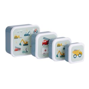4 Cajas Snack - Vehículos