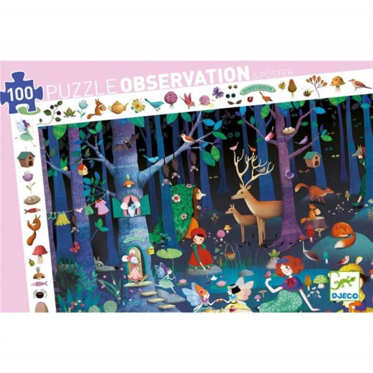 100 Puzzle Observació - Bosc encantat