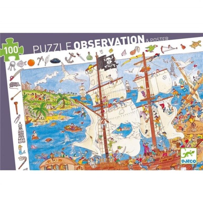 100 Puzzle Observació - Els pirates