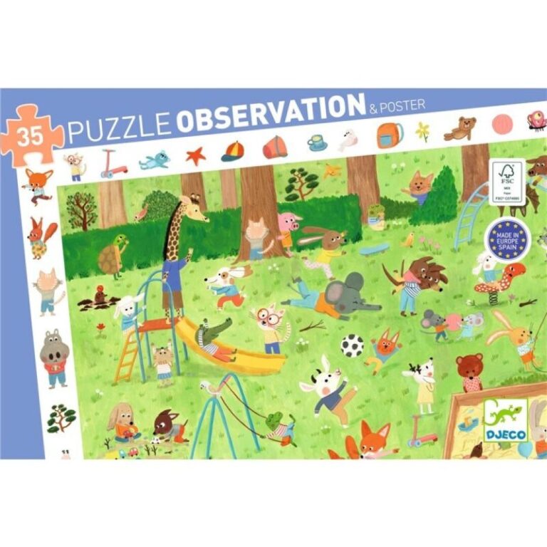 35 Puzzle Observació - El jardí