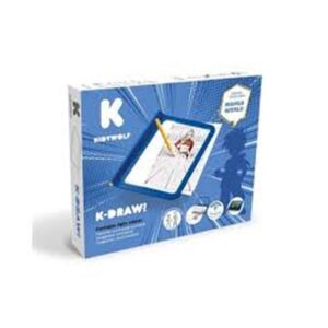 Kidydraw Pro Manga Tableta luminosa de dibujo y pizarra neón Azul