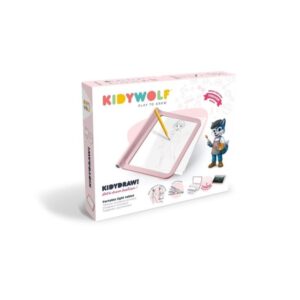Kidydraw Pro Fashion Tableta luminosa de dibujo y pizarra neón Rosa