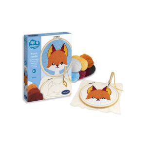 Kit de bordado Punch Needle Zorro