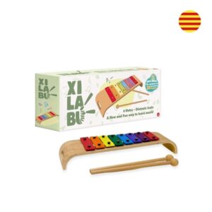 Xilabú – Xilófono Diatónico de 8 Notas con Método Musical en Catalán