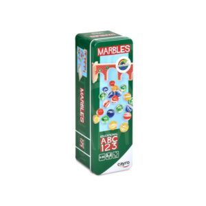 Joc de Bales (Caniques) en Capsa Metàl·lica – Joc de Punteria i Habilitat