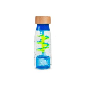 Botella Sensorial Move - Espiral azul