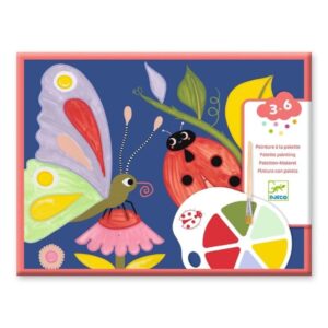 Pintura amb Paleta i Làmines Insectes